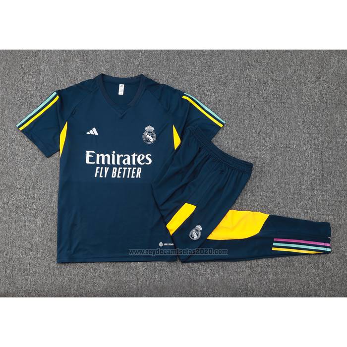 Chandal del Real Madrid Manga Corta 2023-2024 Azul